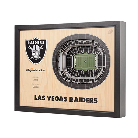 Las Vegas Raiders 25-Layer StadiumView Wall Art