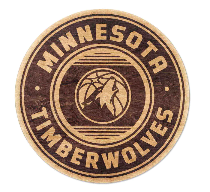 Minnesota-Timberwolves-23-X-23-Circle-Logo-Wood-Sign