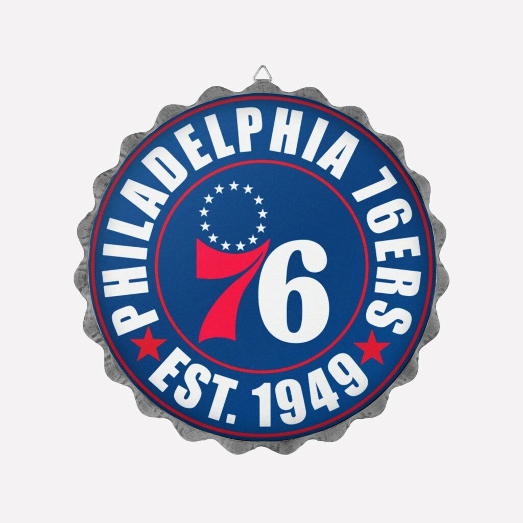 Philadelphia-76ers-Bottle-Cap-Wall-Sign