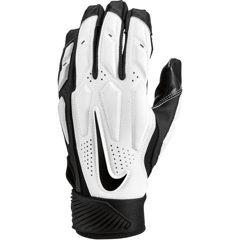 Nike D-Tack 6.0 Football Gloves White/Black, 2X-Large - Football Equipment at Academy Sports
