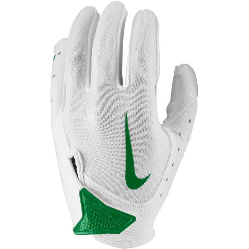 Nike Youth Vapor Jet 7.0 Football Gloves White/Bright Green, Small - Football Equipment at Academy Sports