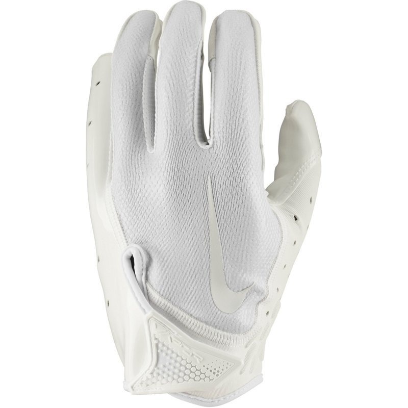 Nike Youth Vapor Jet 7.0 Football Gloves White/Silver, Small - Football Equipment at Academy Sports